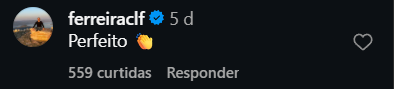 Print arquivado do post de Carlos Ferreira em 01/10/2026