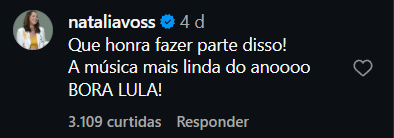 Print arquivado do post de Natalia Voss em 02/10/2026