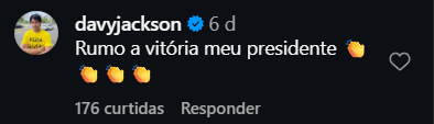 Print arquivado do post de Davy Jackson em 01/10/2026