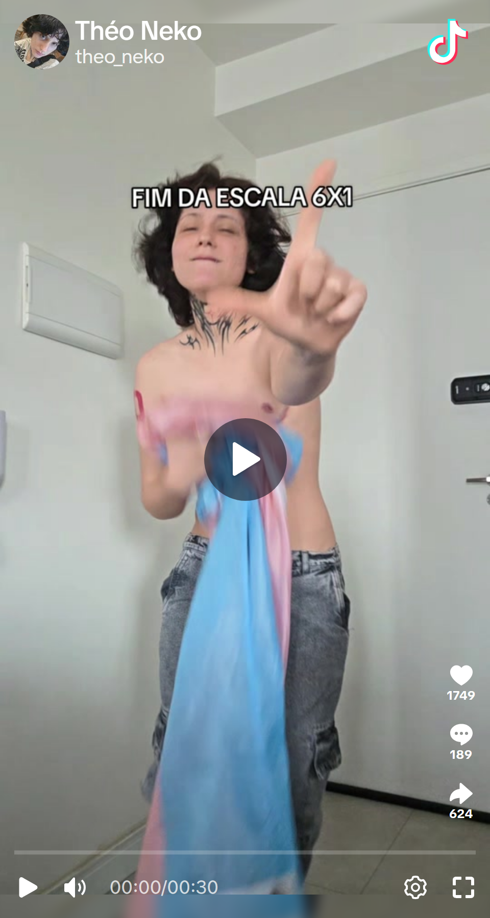 Print arquivado do post de Théo Neko em 15/10/2026