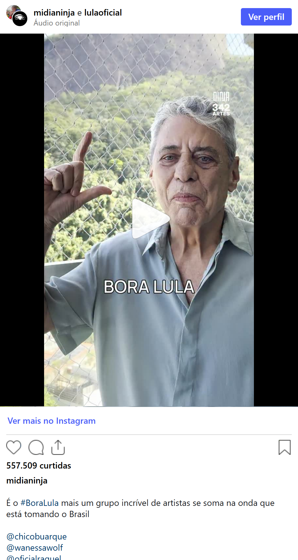 Print arquivado do post de Alanis Guillen em 21/09/2026