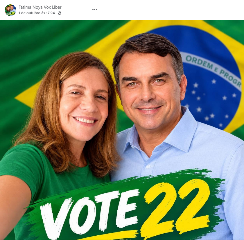 Print arquivado do post de Fátima Noya em 01/10/2026