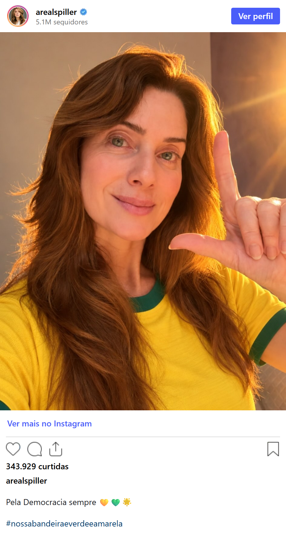 Print arquivado do post de Leticia Spiller em 17/10/2026