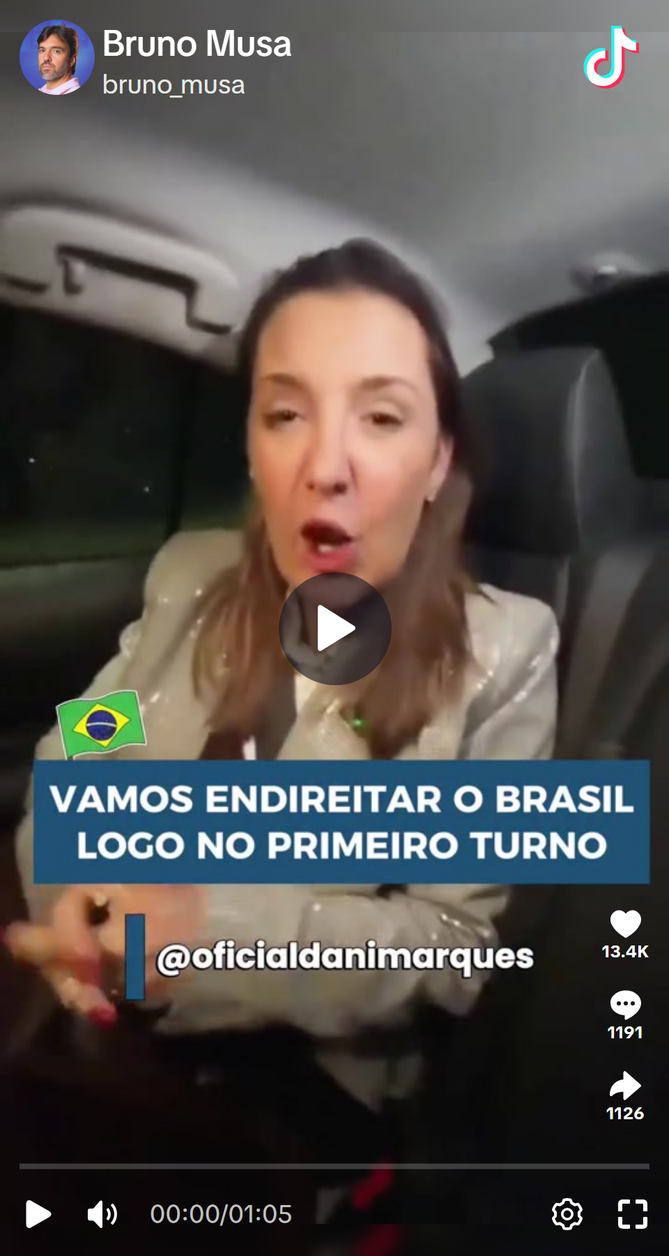 Print arquivado do post de Bruno Musa em 25/09/2026
