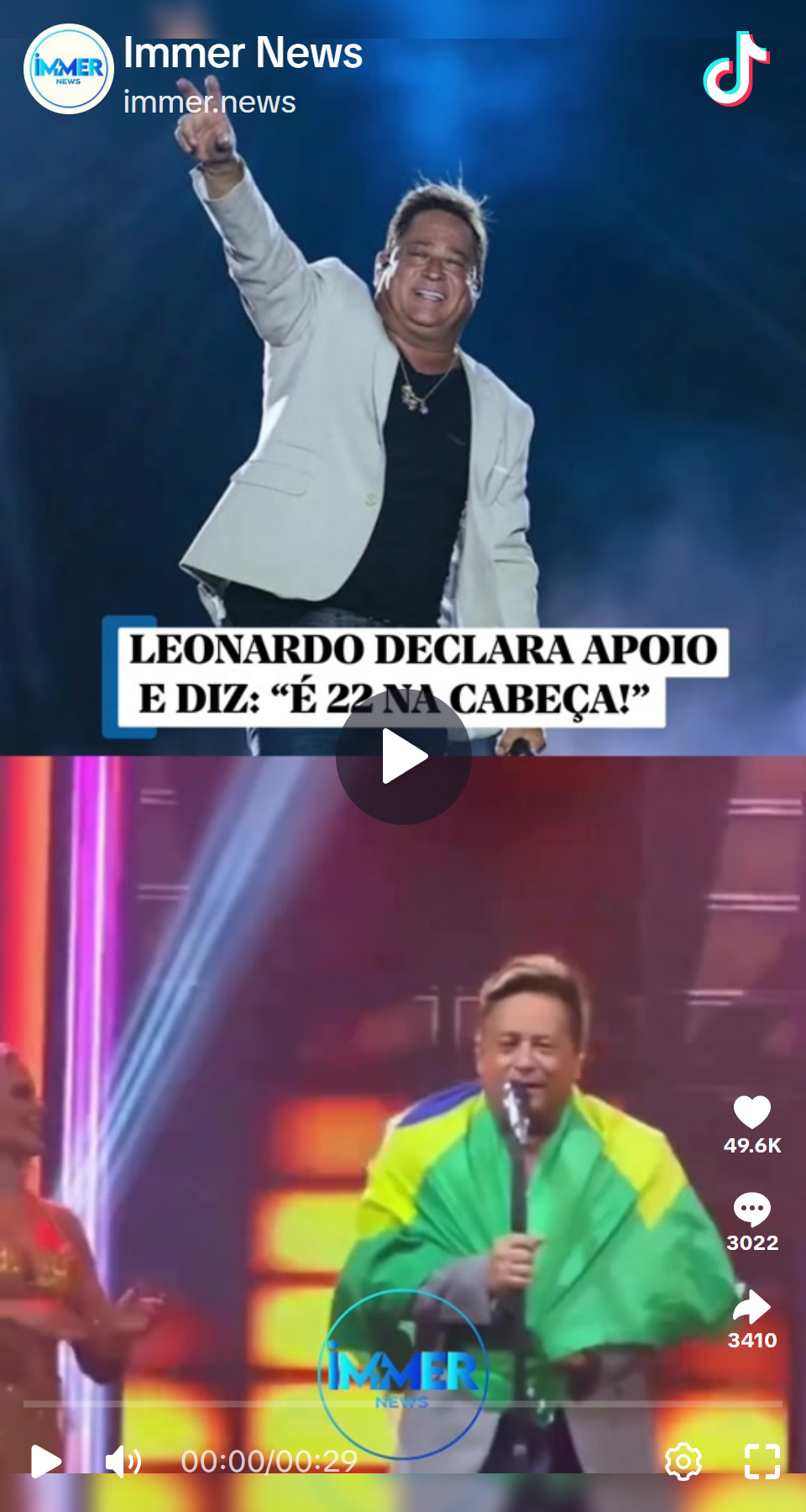 Print arquivado do post de Leonardo em 30/09/2026
