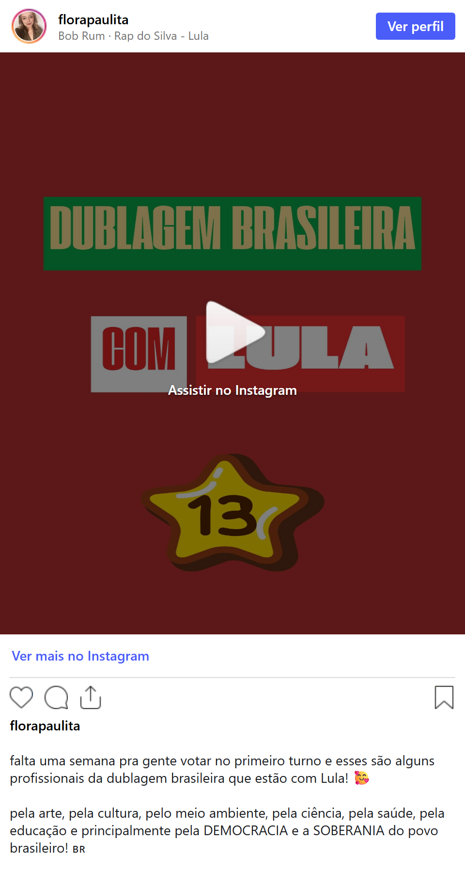Print arquivado do post de Amanda Bonato em 27/09/2026