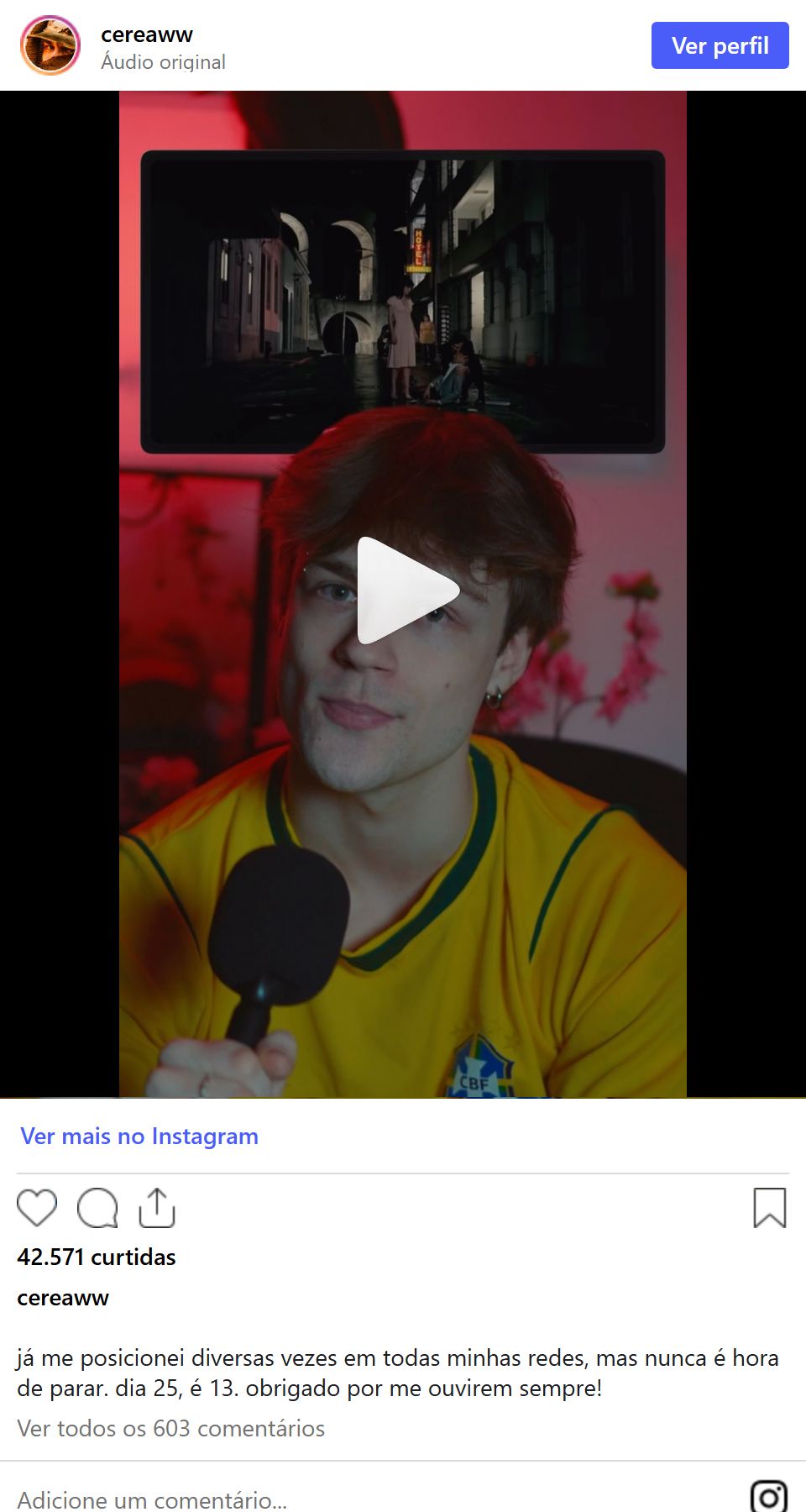 Print arquivado do post de Cereaww em 17/10/2026