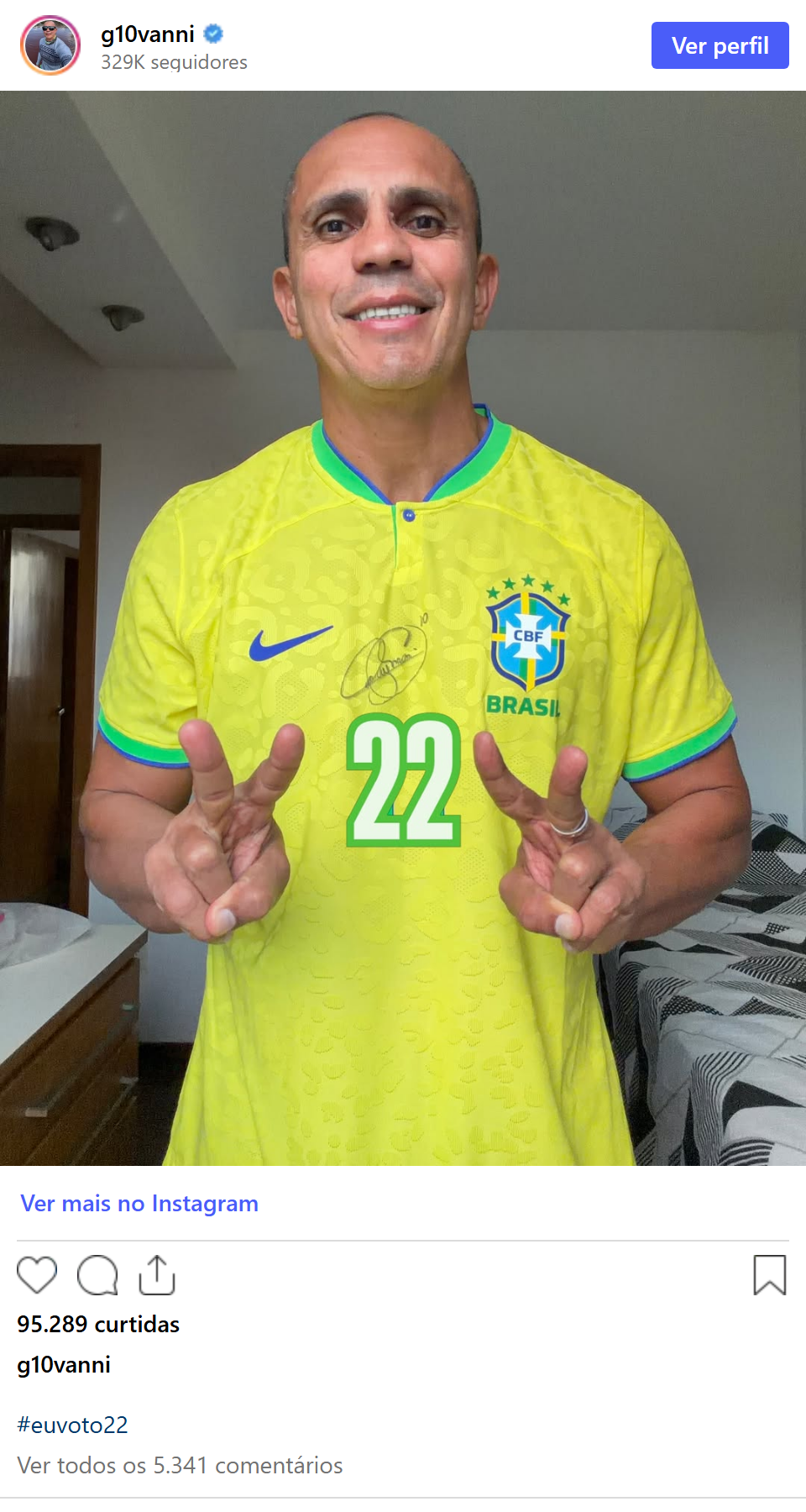Print arquivado do post de Giovanni Oliveira em 17/10/2026
