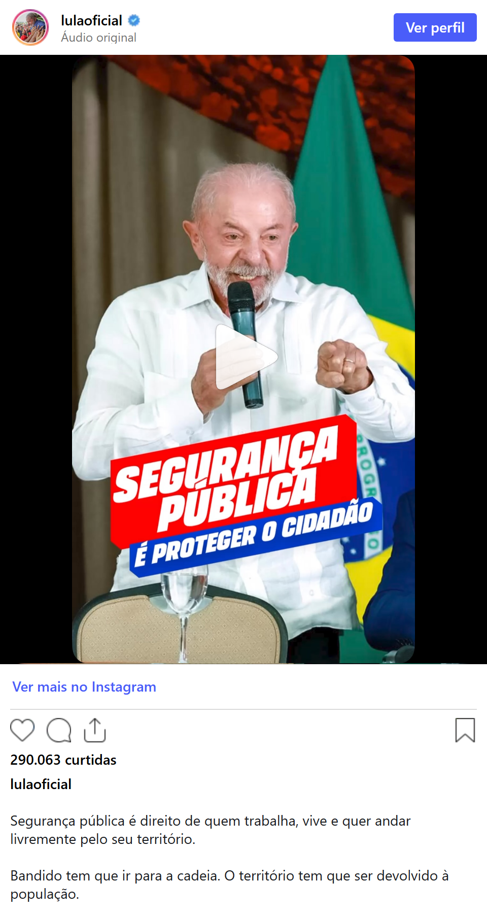 Print arquivado do post de Rick Azevedo em 05/10/2026