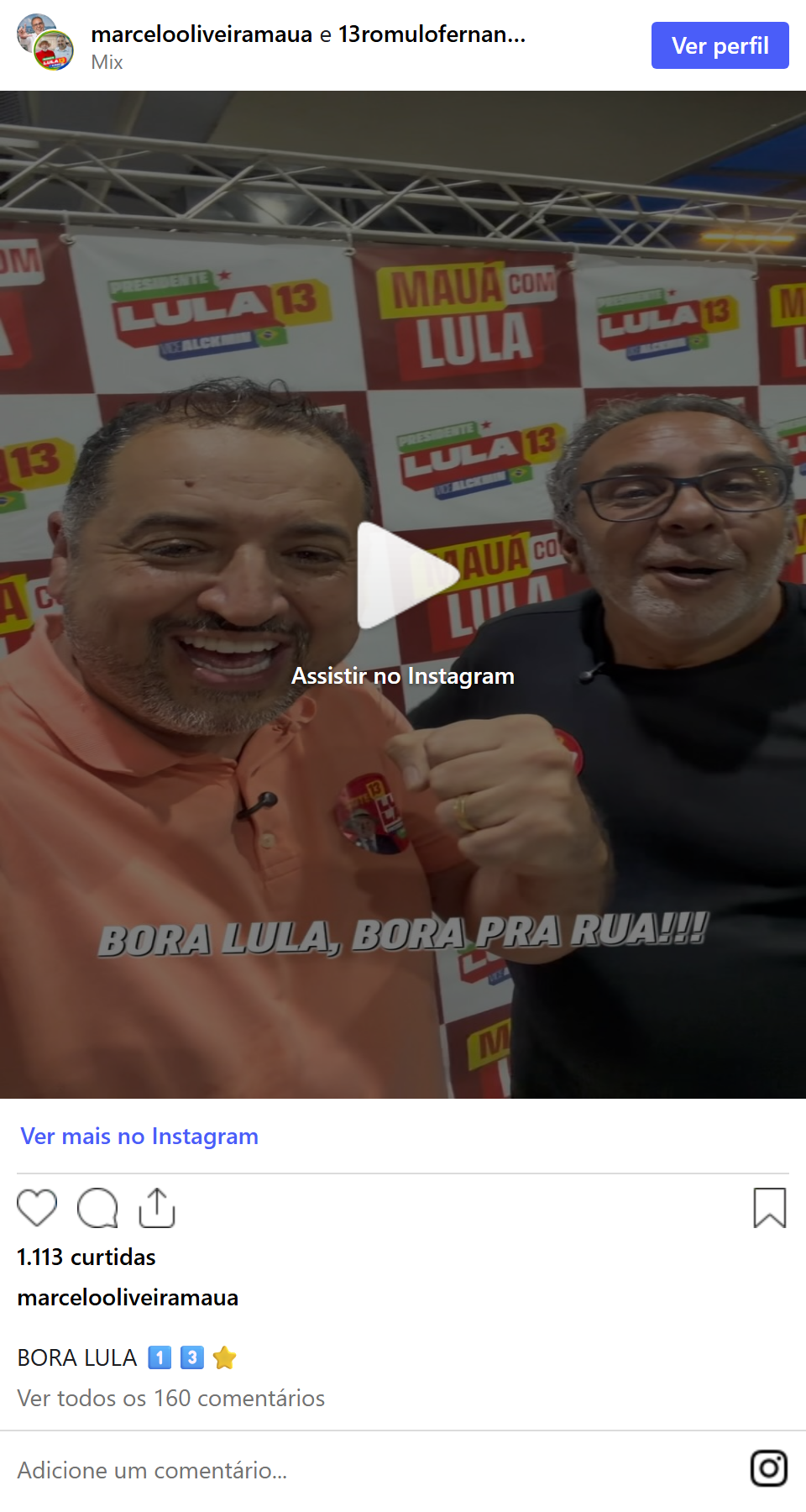Print arquivado do post de Marcelo Oliveira em 08/10/2026