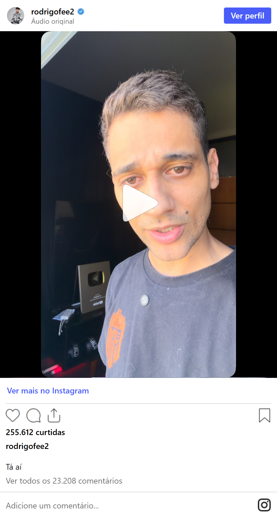 Print arquivado do post de El Gato em 08/10/2026