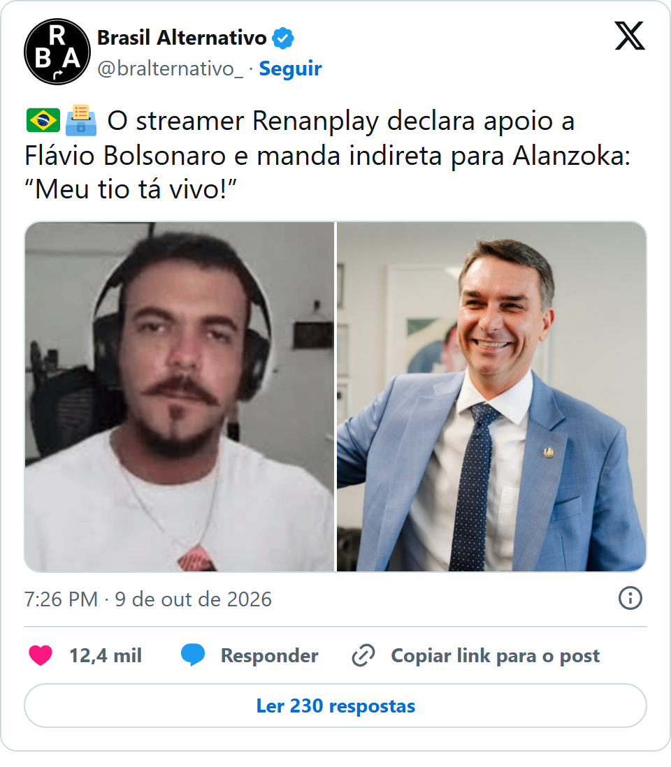 Print arquivado do post de RenanPlay em 09/10/2026