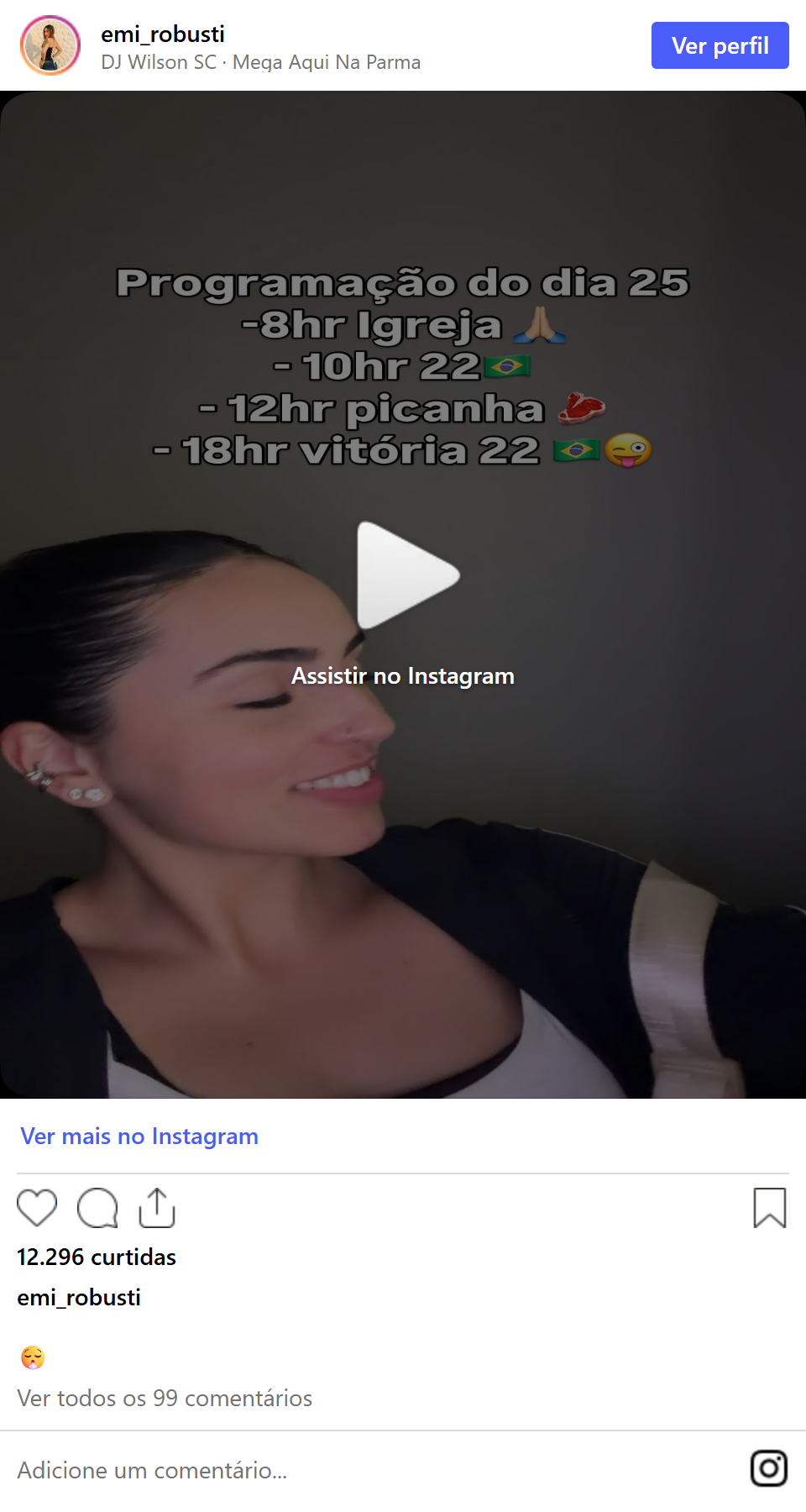 Print arquivado do post de Emily Robusti em 10/10/2026